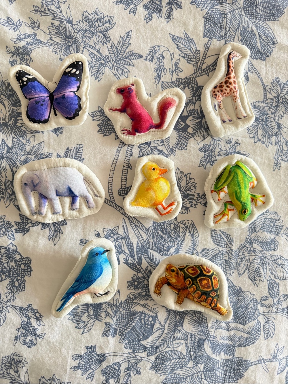 Lovevery quilted animals
